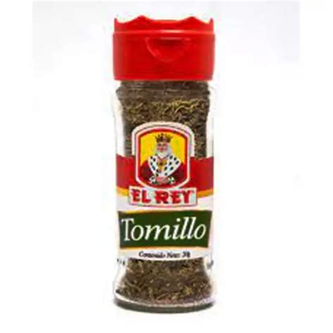 Condimento El Rey Frasco Tomillo X20g Mercado Zapatoca