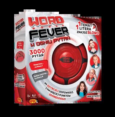 Epee Word Fever W Ogniu Pyta Elektroniczna Gra Familijna Smyk