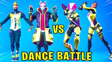 Fortnite Drift Vs Singularity In Dance Battle Similar Skins YouTube