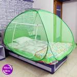 Buy SILVER SHINE Mosquito Net Polyester Foldable For Single Bed Green