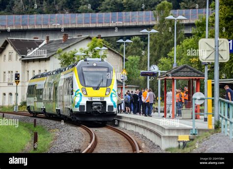 07 September 2021 Saxony Zschopau A Battery Powered Talent 3 Train