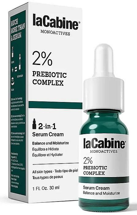 Crème sérum aux prébiotiques pour visage La Cabine Monoactives 2