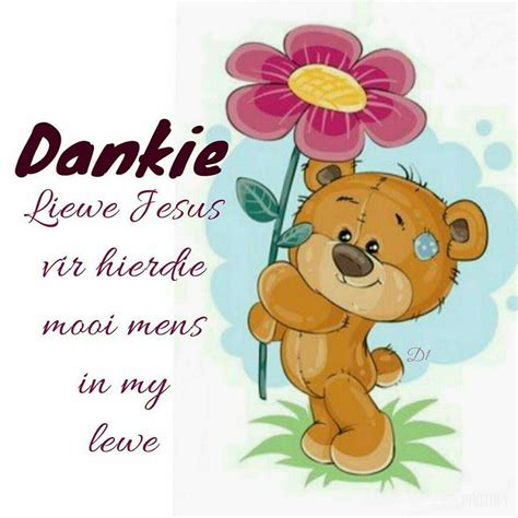 Baie Dankie Vir Elke Spesiale Mens In My Lewe Baie Dankie Afrikaanse