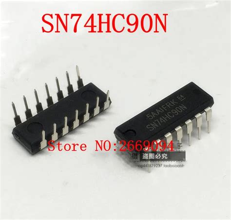 5PCS SN74HC90N DIP16 SN74HC90 DIP 74HC90N 74HC90 HD74HC90P 74HC90P