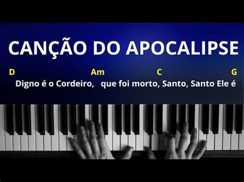 Canção do Apocalipse Diante do Trono Aula de Teclado YouTube