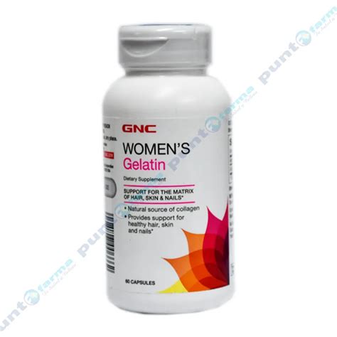 GNC Womens Gelatin Cont 60 Capsulas Punto Farma