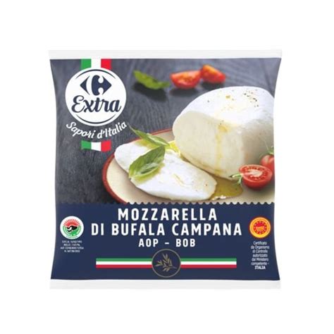 Mozzarella Di Bufala AOP CARREFOUR EXTRA Le Sachet De 200g Net