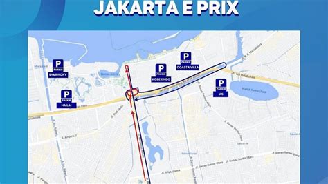 Simak Ini Lokasi Kantong Parkir Penonton Formula E Sesuai Kategori Tiket