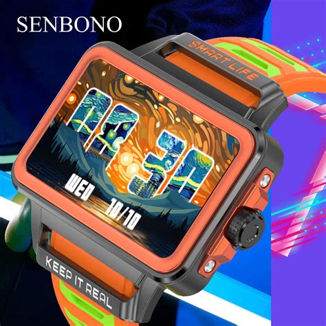 SENBONO Reloj Inteligente S666 Para Hombre Y Mujer Pulsera Deportiva