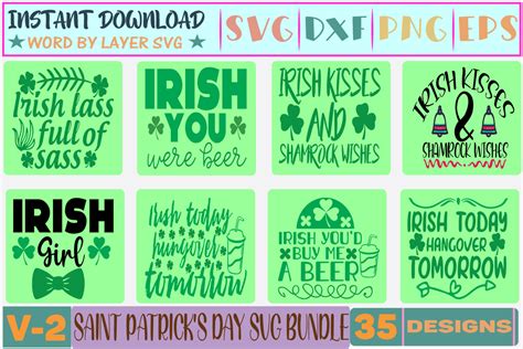 35 Saint Patricks Day Svg Bundle V 2 Graphic By Thesvgfactory