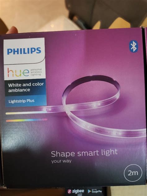 Philips Hue White And Color Ambune V Lighstrip Plus M Base Kit