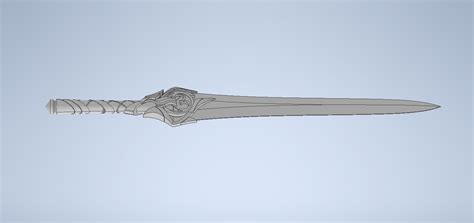 Stl File Honkai Impact 3rd Fu Hua [herrscher Of Sentience] Sword 🥉 ・3d Printer Model To