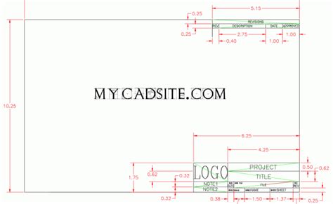 Autocad Title Block Template A4 Perfect Template Ideas – Rainy Weathers