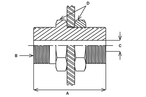 T P Bulkhead Fittings Pipe Size Hydrasearch