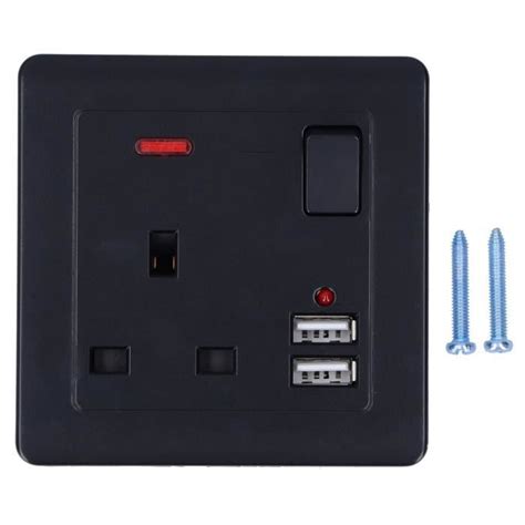 Prise De Courant Murale Multifonctionnelle Avec Ports Usb A Pour