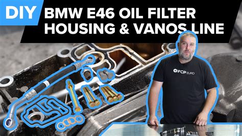 Bmw E Oil Filter Housing Gasket Vanos Line Replacement I I