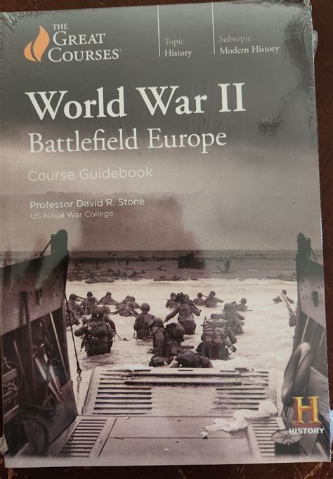 The Great Courses World War Ii Battlefield Europe Bookdvd Ebay