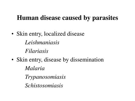 PPT - Human disease caused by parasites PowerPoint Presentation, free ...