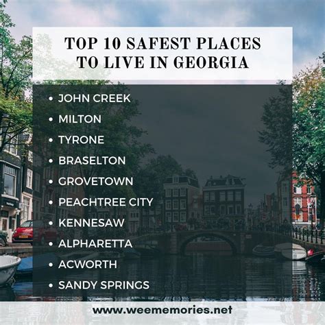 Top 10 safest places to live in Georgia : r/travelguidesandtips