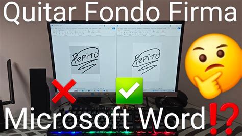 Como Quitar El Fondo A Una Firma En Word F Cil Y R Pido Bien