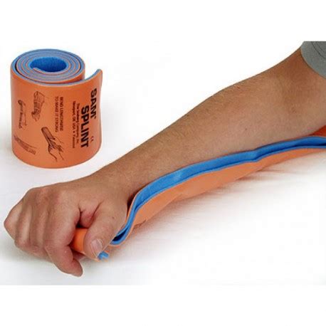 Attelle Flexible Et Polyvalente Sam Splint En Mousse Aluminium