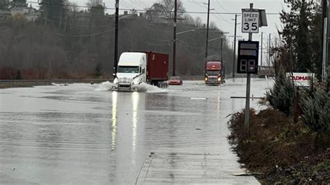 Puget Sound Area Hit By Significant Flooding Power Outages Continue