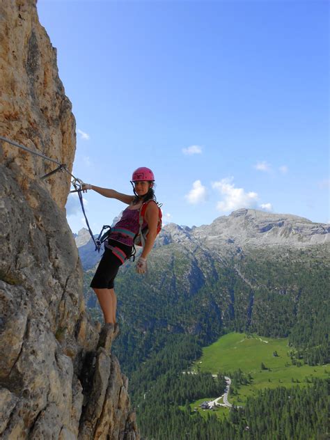 Via Ferrata In Cortina Katy Dartford