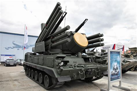 Pantsir S1 Air Defence System On Gm Chassis At Engineering Technologies 2012 In Russia 27 June