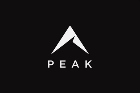 Abstract Mountain Peak Logo Icon Graphic by DOMSTOCK · Creative Fabrica