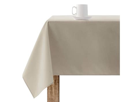 Nappe Enduite Anti Taches Lisse Lin X Cm