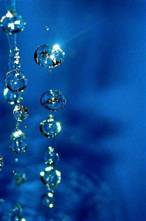 Pin By Gouhar Rashid On Nature Blue Water Water Drops Blue Aesthetic