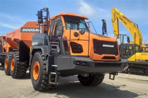 Import Articulated Dump Truck Doosan DA45 PT Solusi Express Logistics