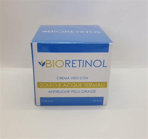 Bioretinol Crema Viso Con Zolfo E Acque Termali Beauty Prime La