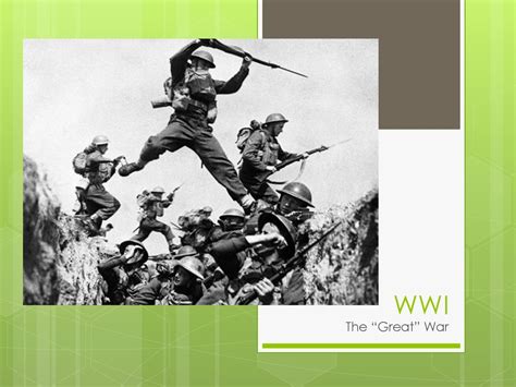 Wwi The Great” War Ppt Download