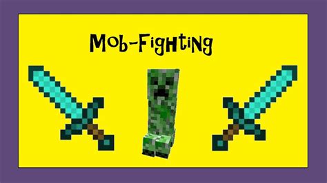 Minecraft Mob Fighting Tips Tricks YouTube