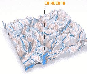 Chiavenna (Italy) map - nona.net