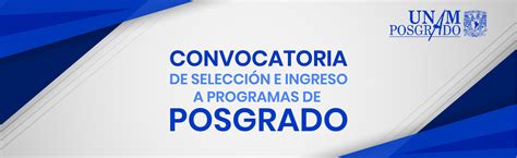 Convocatorias De Posgrado