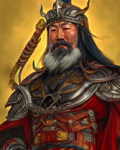 Guan Yu As A Superhero Portrait Highly Detailed Stable Diffusion