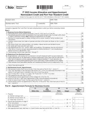 2015 Form OH ODT IT 2023 Fill Online Printable Fillable Blank