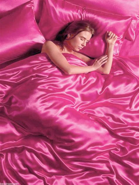 Parure De Lit Satin Rose Fuchsia Rose Kiabi 27 90