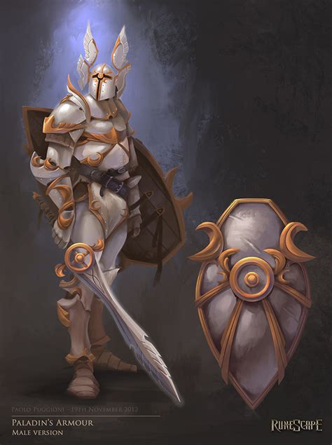 A Paladin Outfit for Runescape - Paolo Puggioni - Concept Art Paolo ...