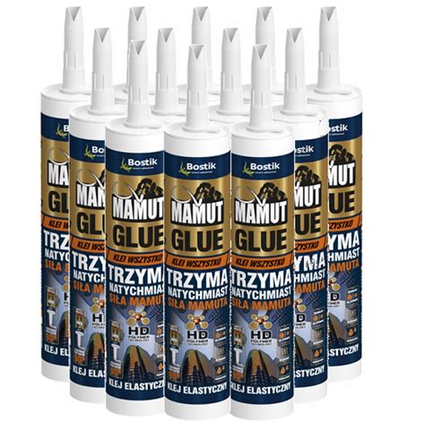 Klej Montażowy MAMUT Glue BIAŁY 290ml 12szt KARTON 117586 Klej Mamut