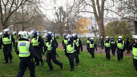 Covid More Than 150 Arrests At London Anti Lockdown Protest Bbc News