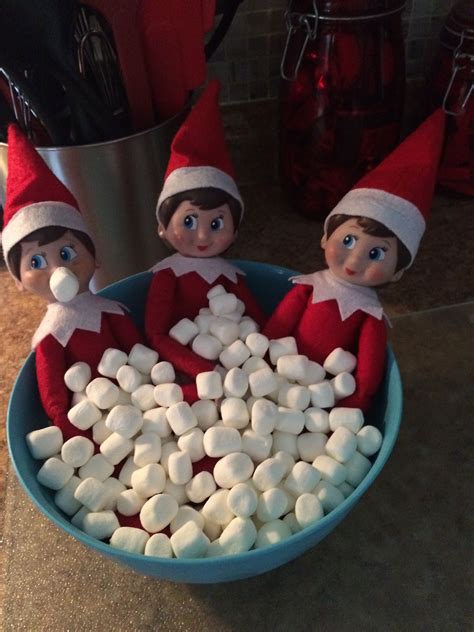 Marshmallow Bath Night Elf Elf On The Shelf Thanks Mom