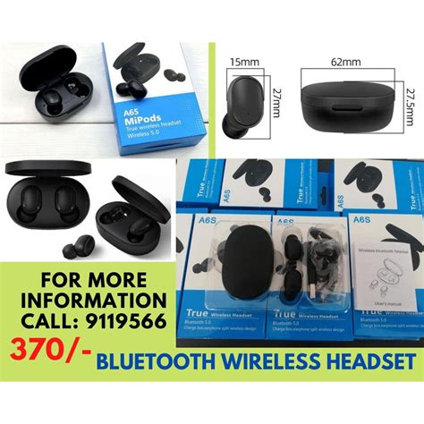 A6S MiPods. True wire less Headset. Wireless 5.0 | iBay