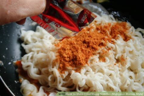 How To Make Fried Maggi Noodles Malaysian Mamak Style 11 Steps