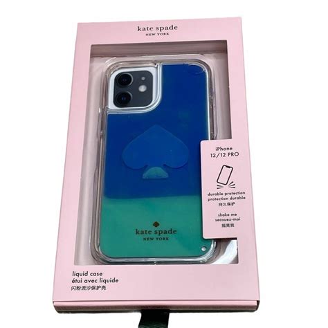 Kate Spade Kate Spade Blue Green Liquid Iphone 12 Or 12 Pro Phone Case Grailed