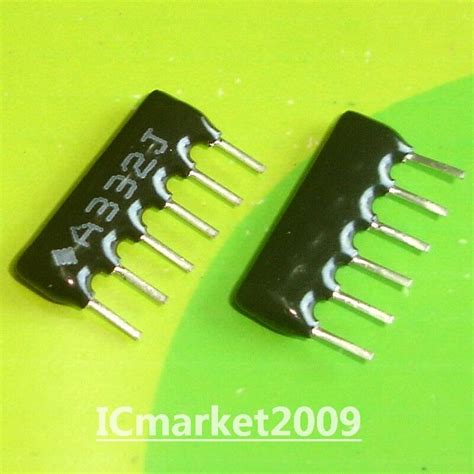 50 PCS A06 332J A 332G 3 3K Ohm 3 3KR 5 Commoned Resistor Network Array