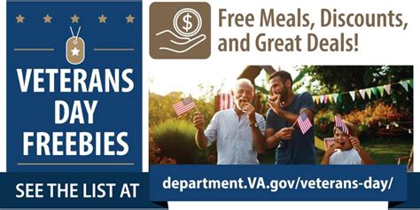 Free Meals, Discounts And Offers For Veterans Day | VA Maryland Health ...