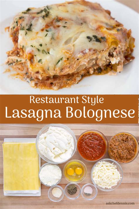 Lasagna Bolognese Recipe | Chef Dennis